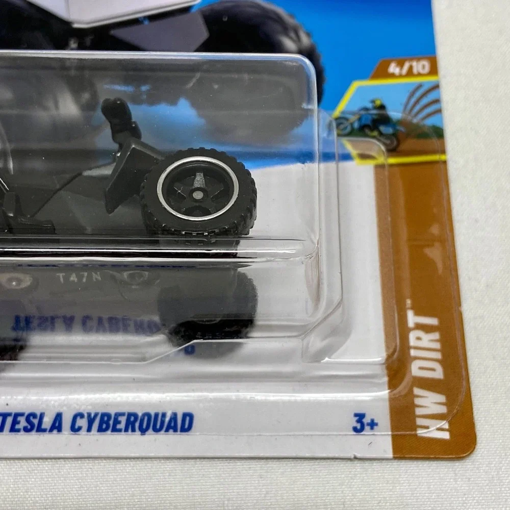 Hot Wheels Tesla Cyberquad 82/250 HW Dirt 4/10 Silver Die-cast ATV 1/64 NIP 2025